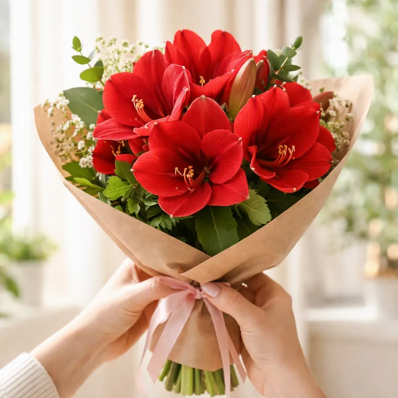 Klassieke amaryllis - afbeelding 3