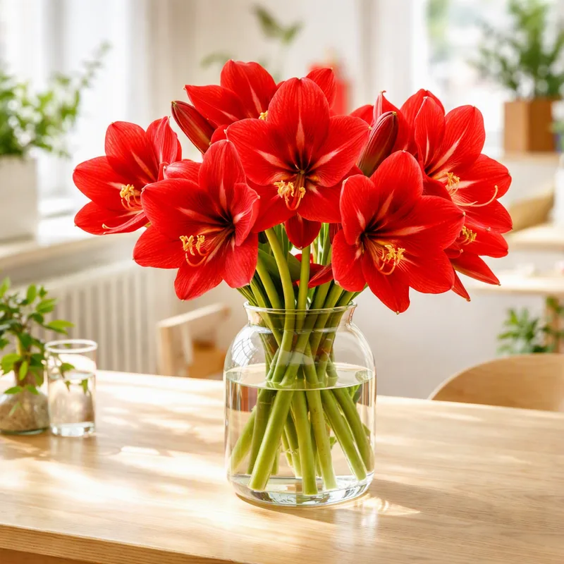 Amaryllis rouge - image 2