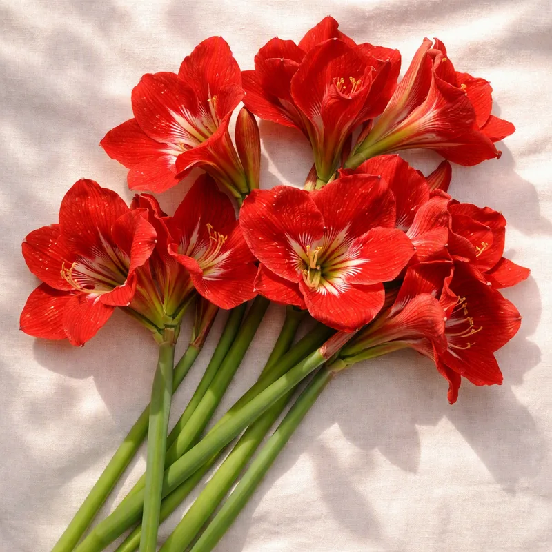 Amaryllis rouge - image 4