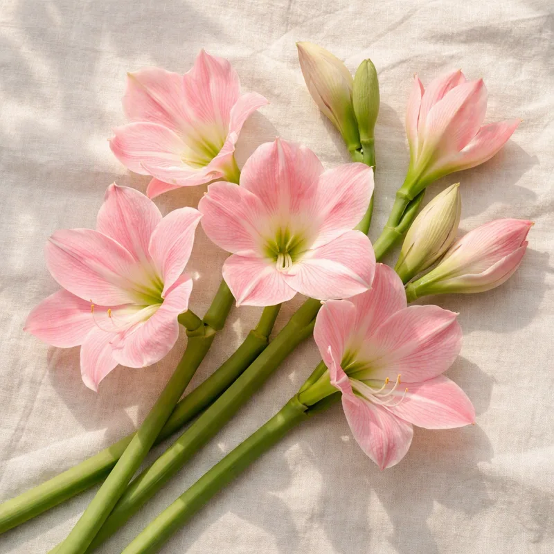 Roze amaryllis - afbeelding 4
