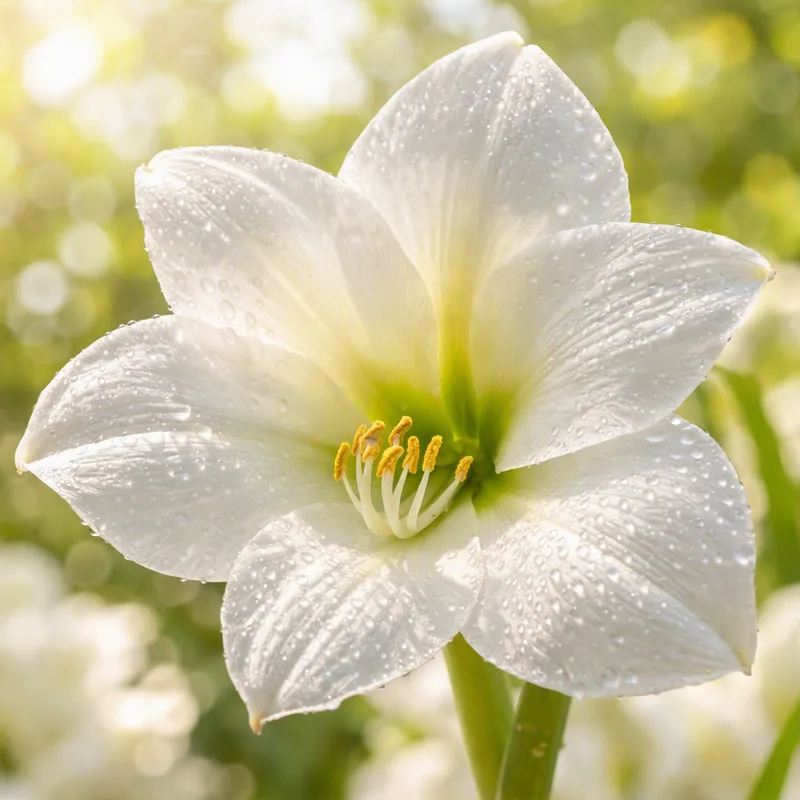 Witte amaryllis - afbeelding 1