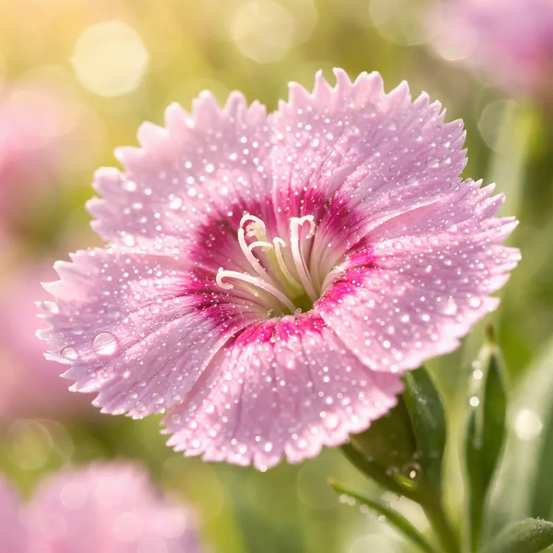 Roze anjer - afbeelding 1