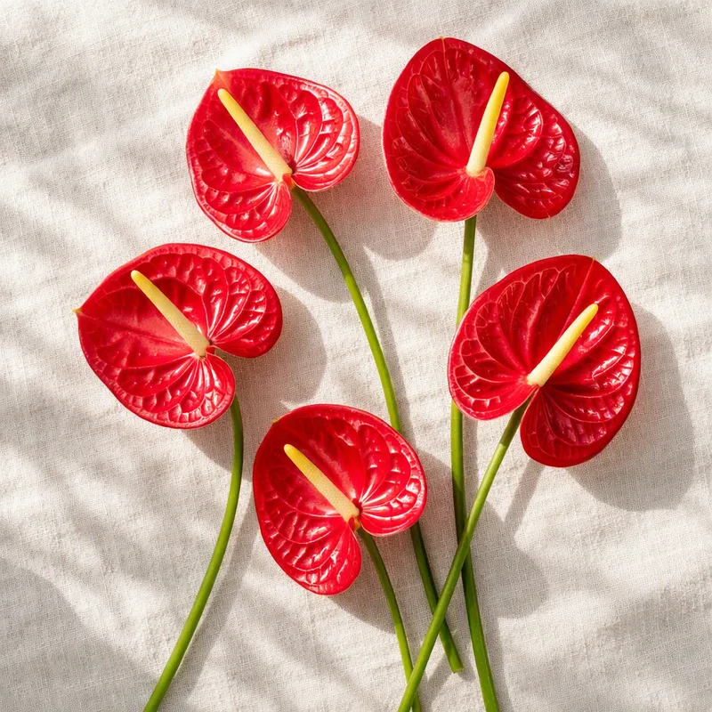 Anthurium rouge - image 4