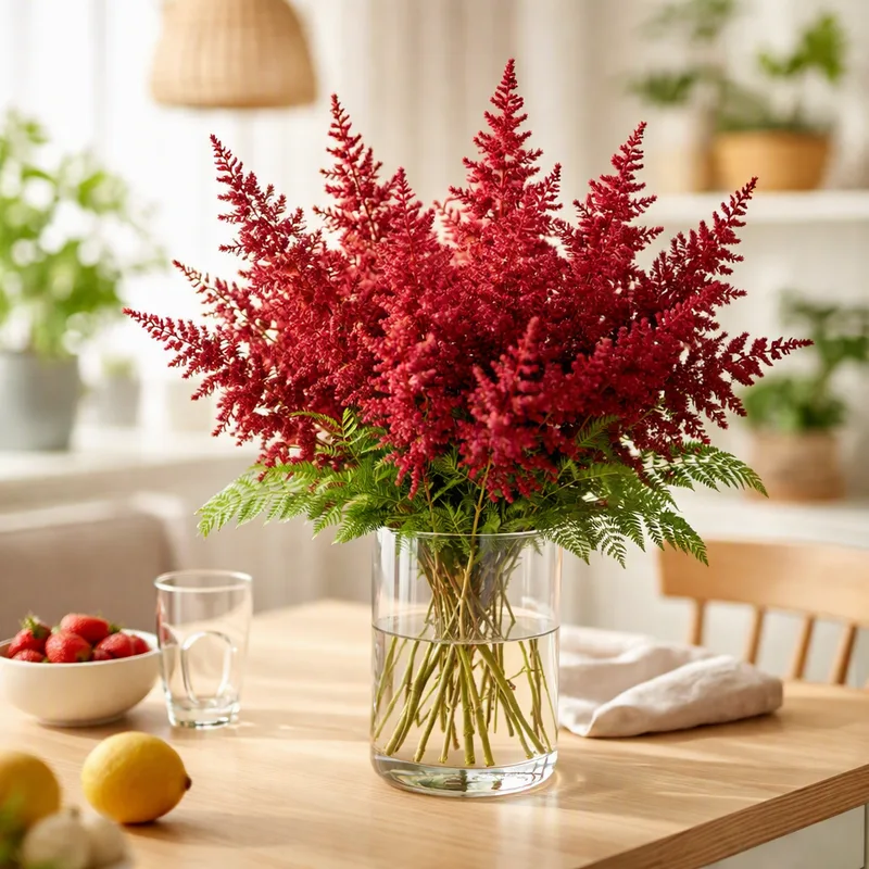 Rode astilbe - afbeelding 2