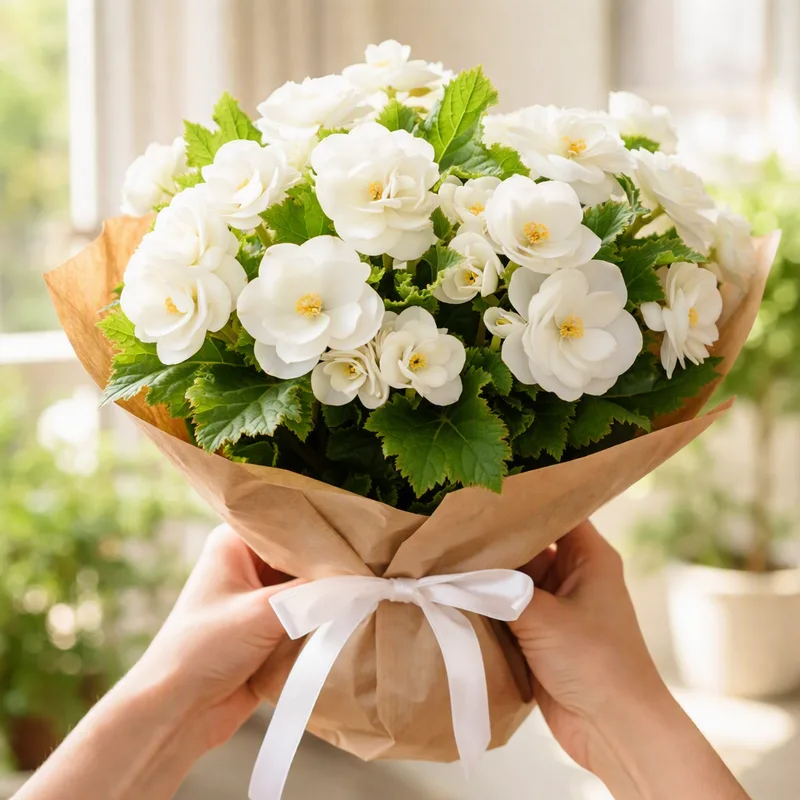 Bégonia blanc - image 3