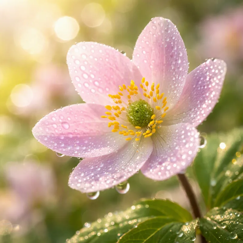 Anémone des bois rose - image 1