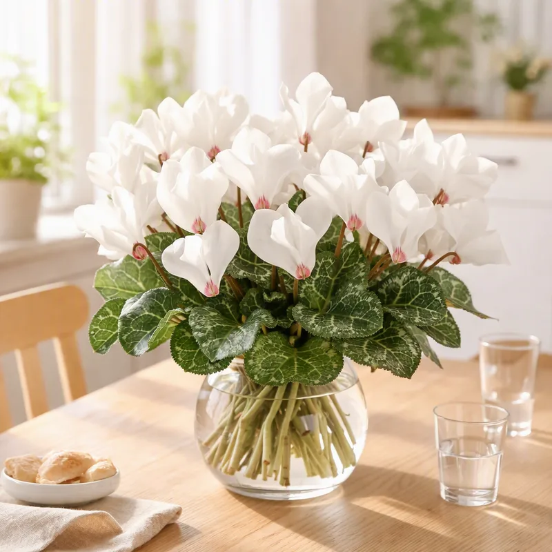 Witte cyclaam - afbeelding 2