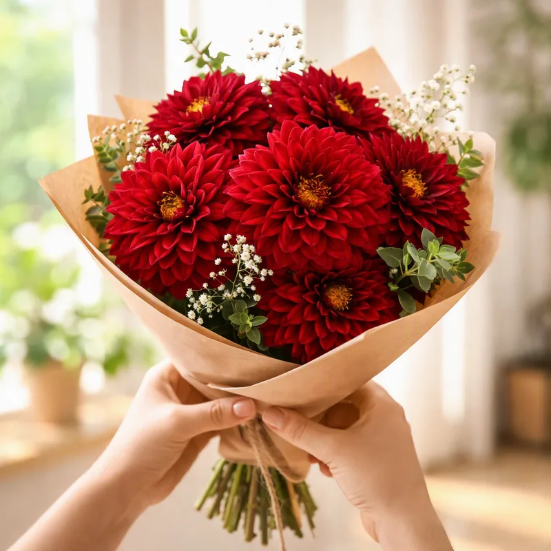 Dahlia rouge - image 3