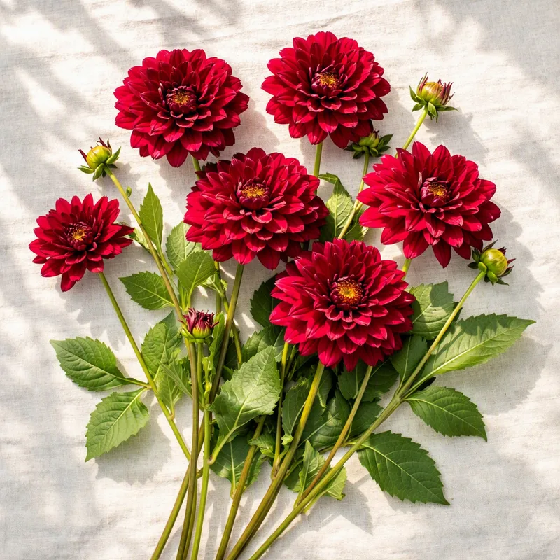 Dahlia rouge - image 4