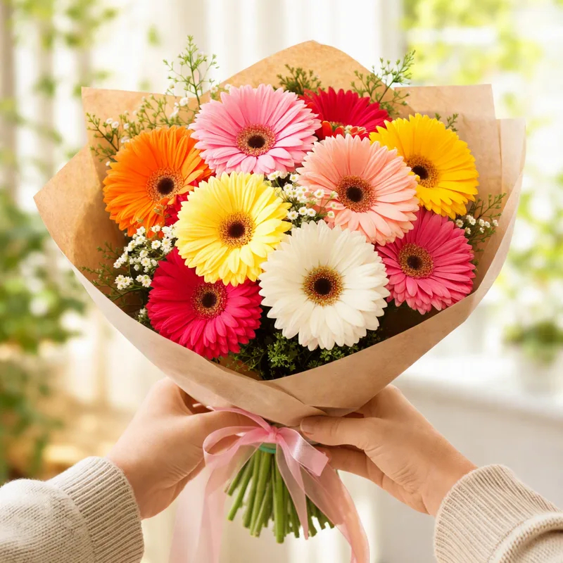 Fleurs pour un collègue