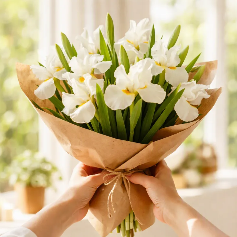Witte iris - afbeelding 3