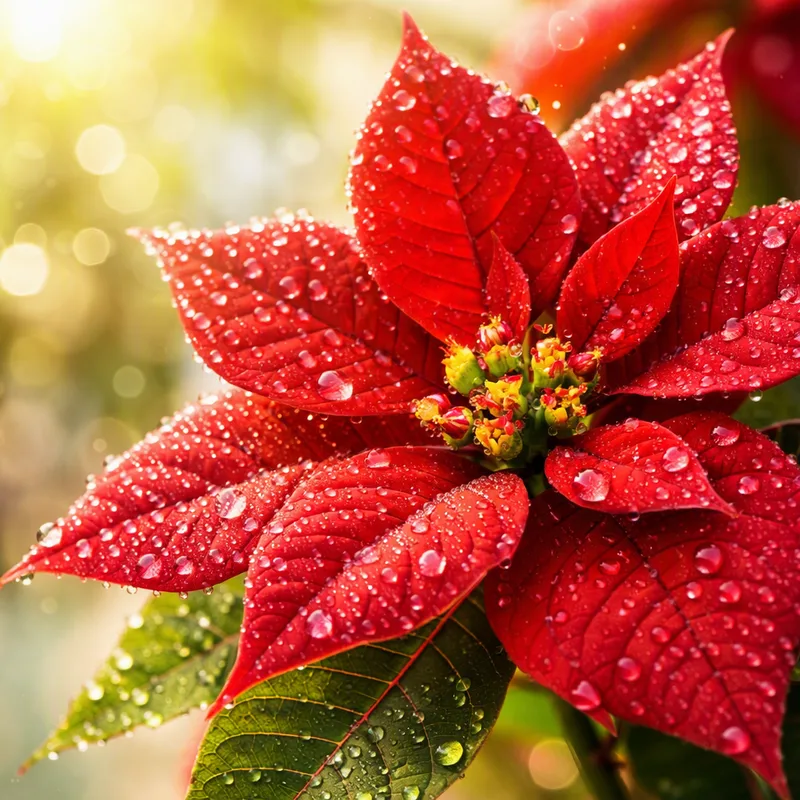 Poinsettia rouge - image 1