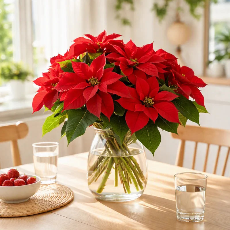 Poinsettia rouge - image 2