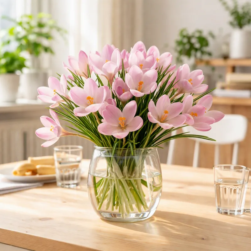Roze krokus - afbeelding 2