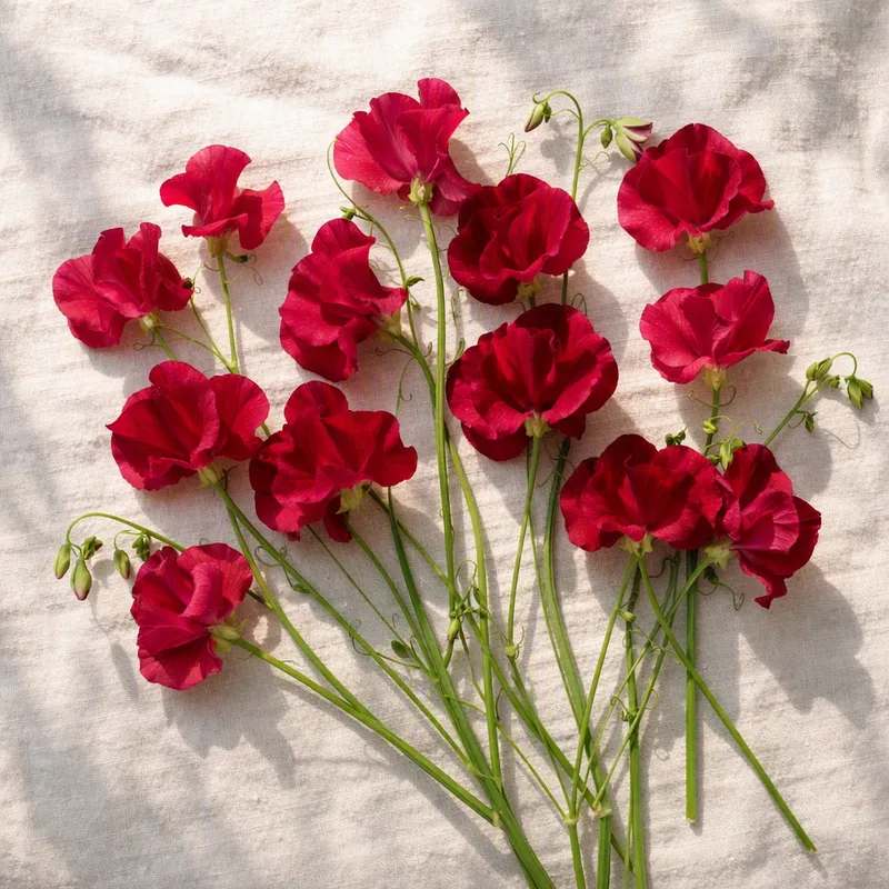 Pois de senteur rouge - image 4