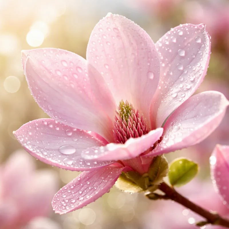 Roze magnolia - afbeelding 1
