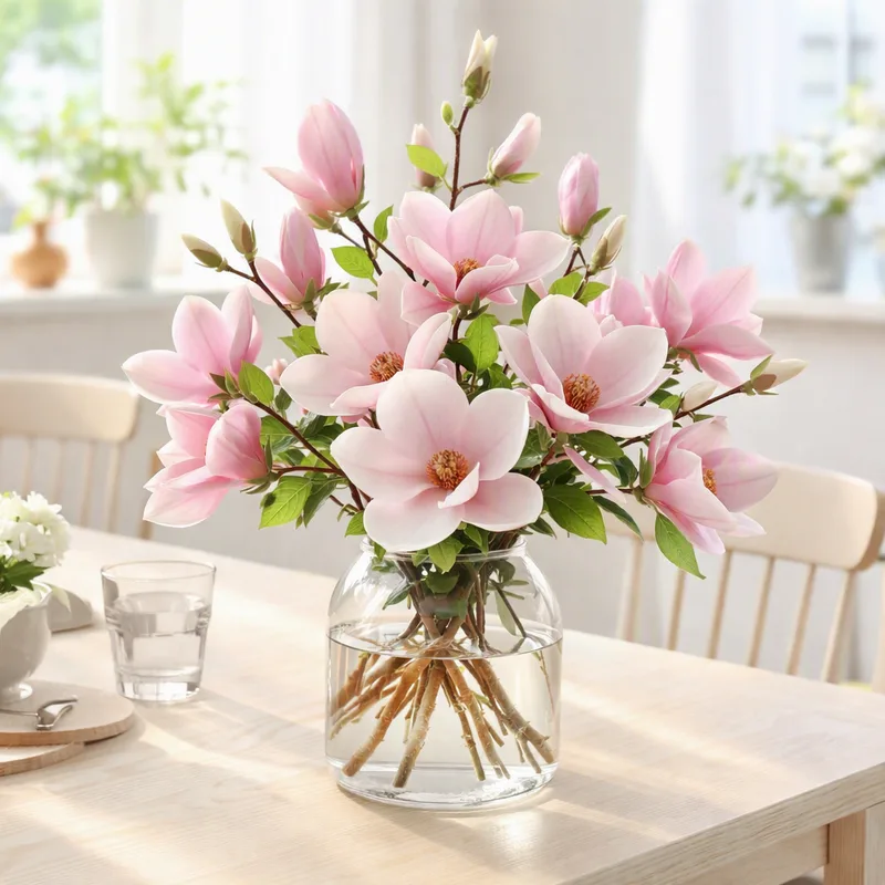 Roze magnolia - afbeelding 2