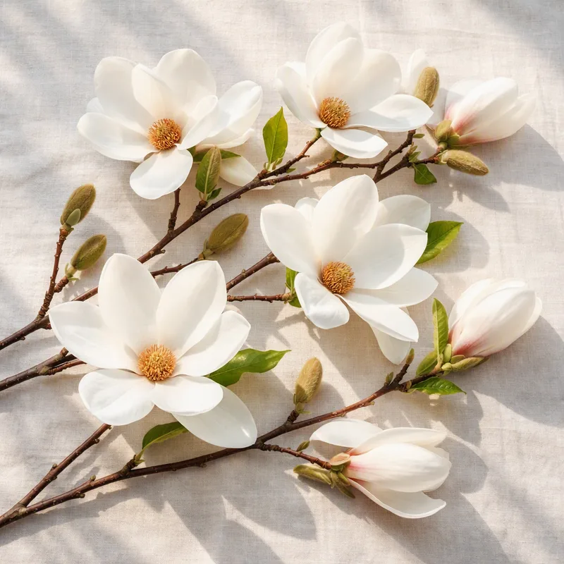 Witte magnolia - afbeelding 4