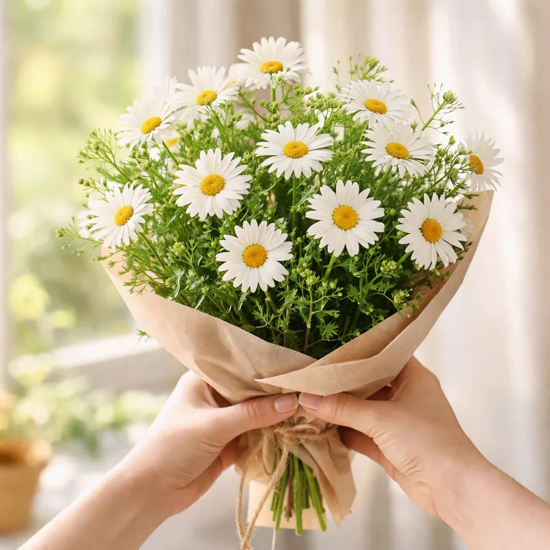 Witte margriet - afbeelding 3