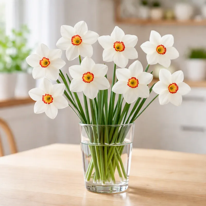 Rode narcis - afbeelding 2