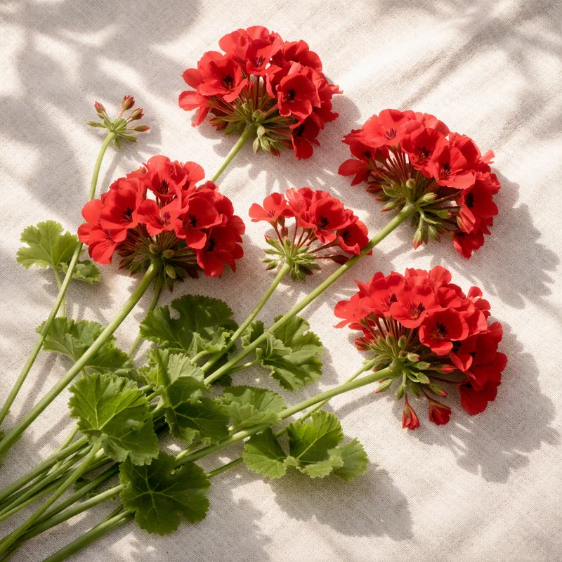 Rode geranium - afbeelding 4