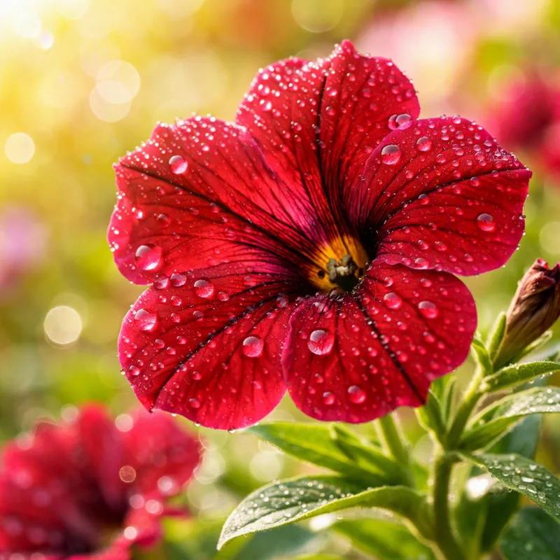 Pétunia rouge - image 1