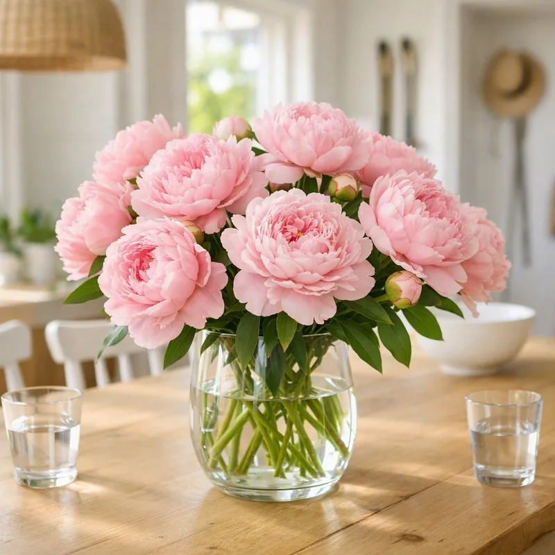 Roze pioenroos - afbeelding 2