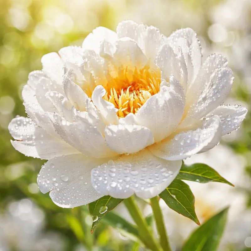 Pivoine blanche - image 1