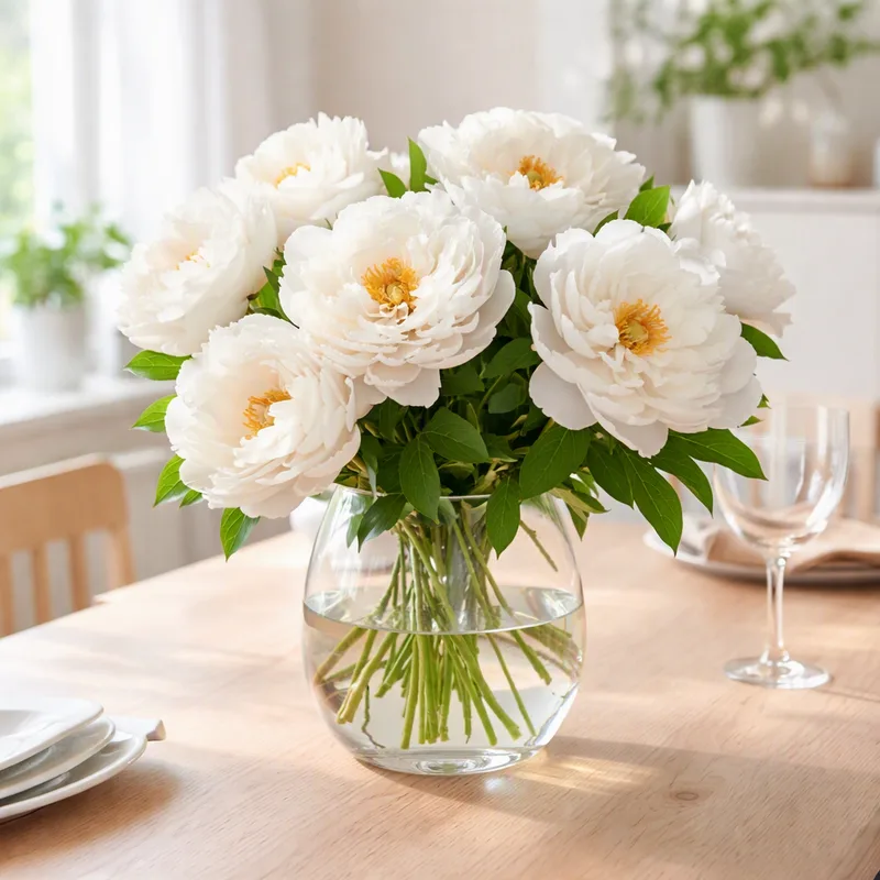 Pivoine blanche - image 2