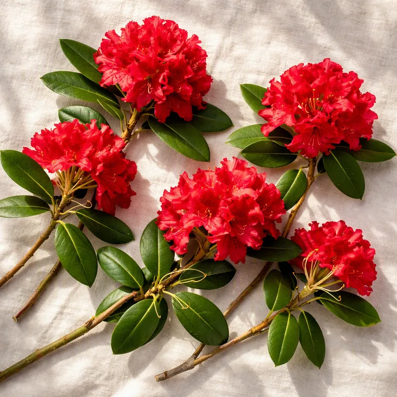 Rhododendron rouge - image 4