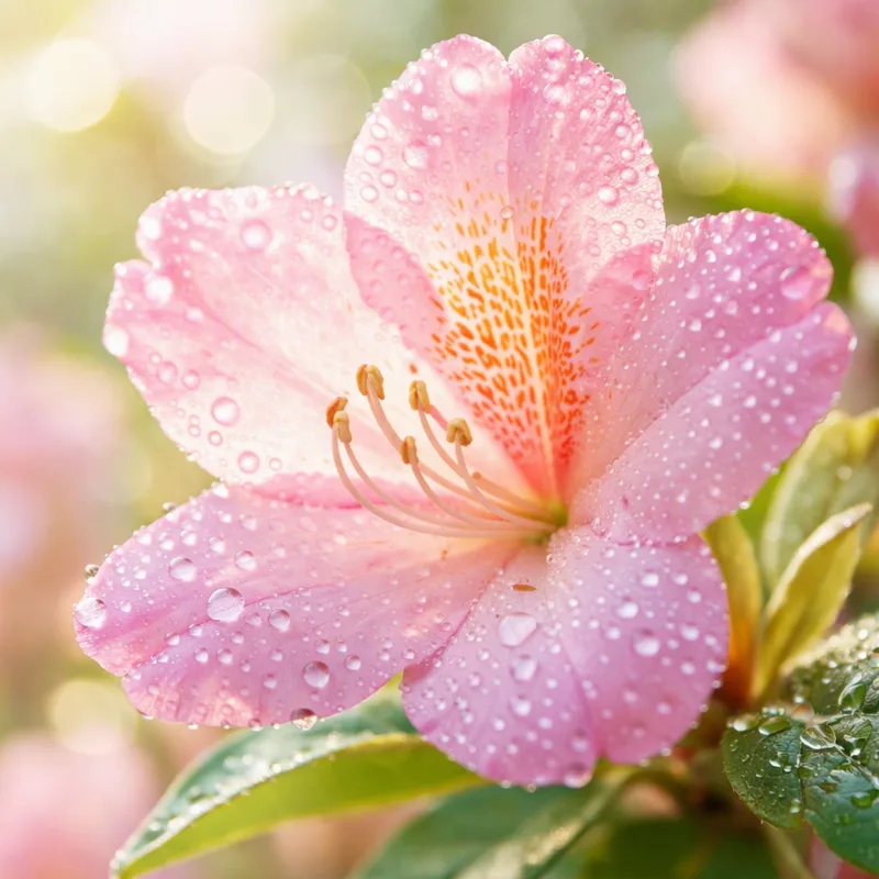 Roze rododendron - afbeelding 1