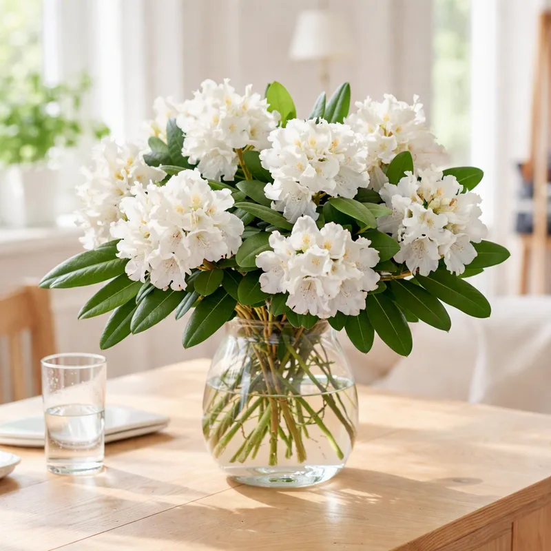 Witte rododendron - afbeelding 2