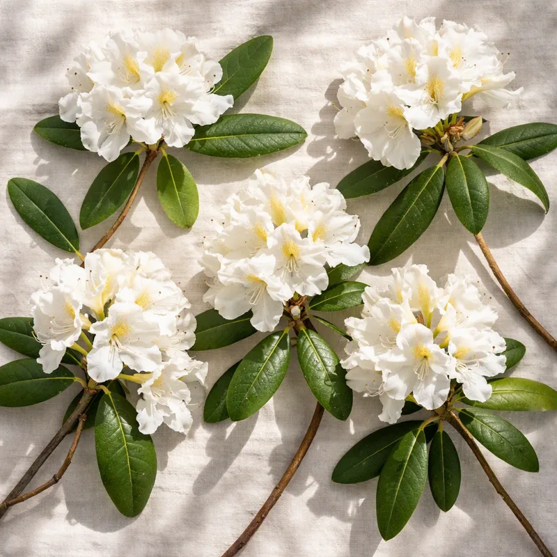 Witte rododendron - afbeelding 4