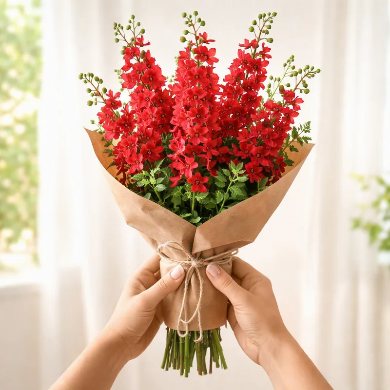 Pied-d'alouette rouge - image 3
