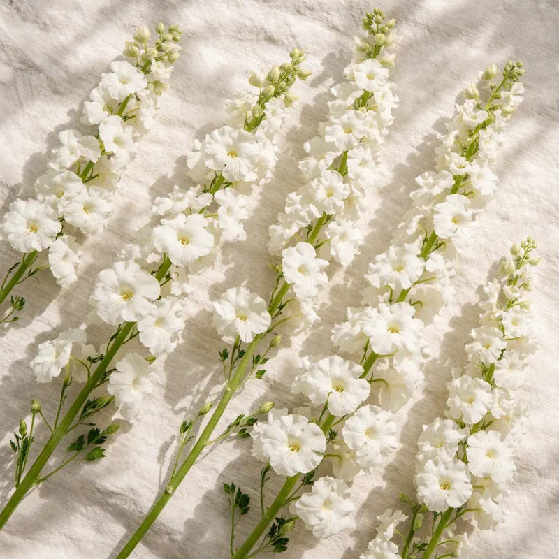 Witte ridderspoor - afbeelding 4