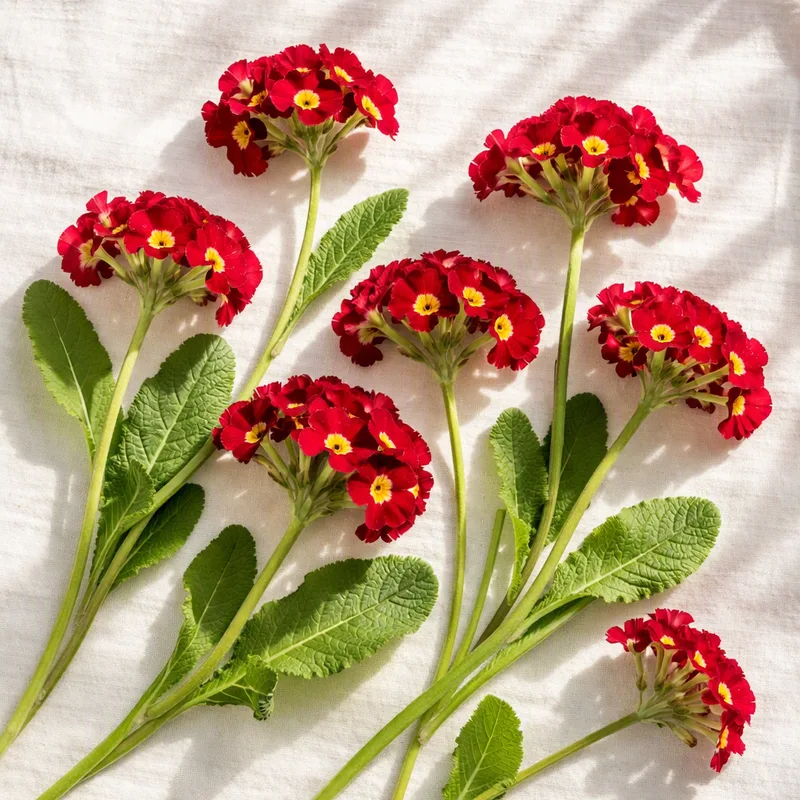 Rode primula - afbeelding 4