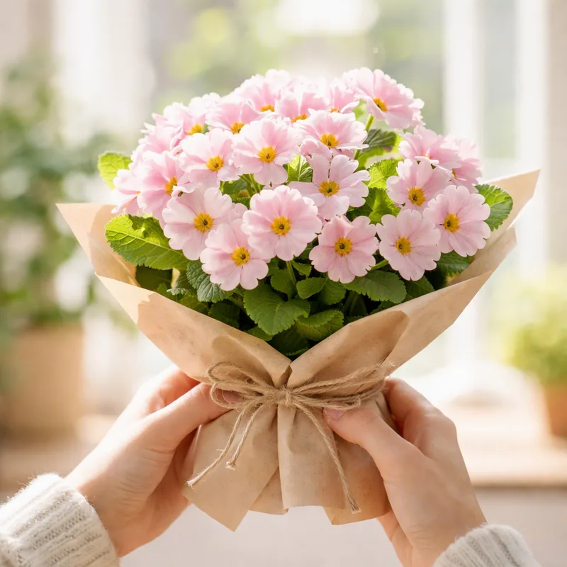 Roze primula - afbeelding 3