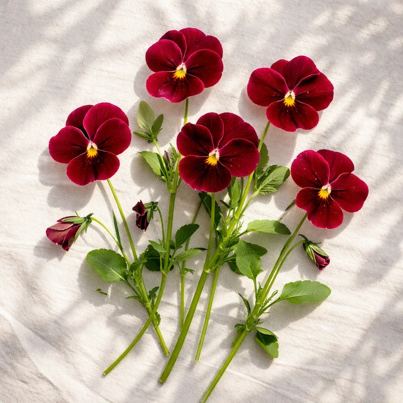 Rood tuinviooltje - afbeelding 4
