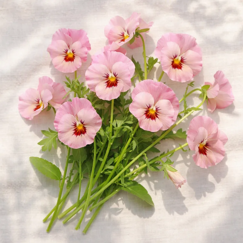Roze tuinviooltje - afbeelding 4