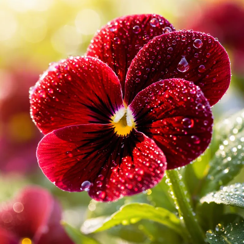 Rood viooltje - afbeelding 1