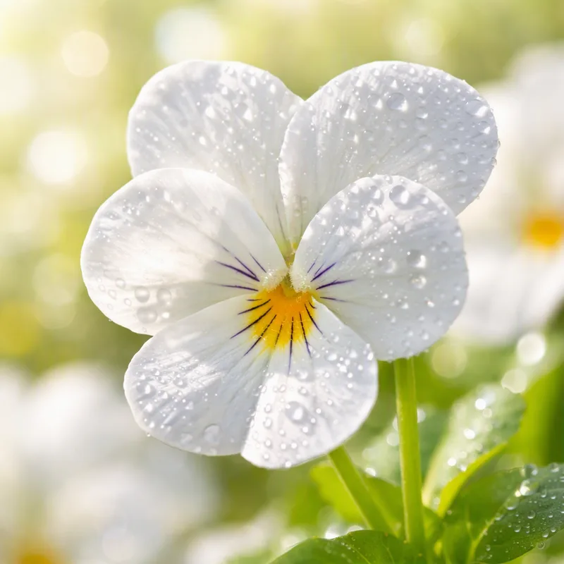 Violette blanche - image 1