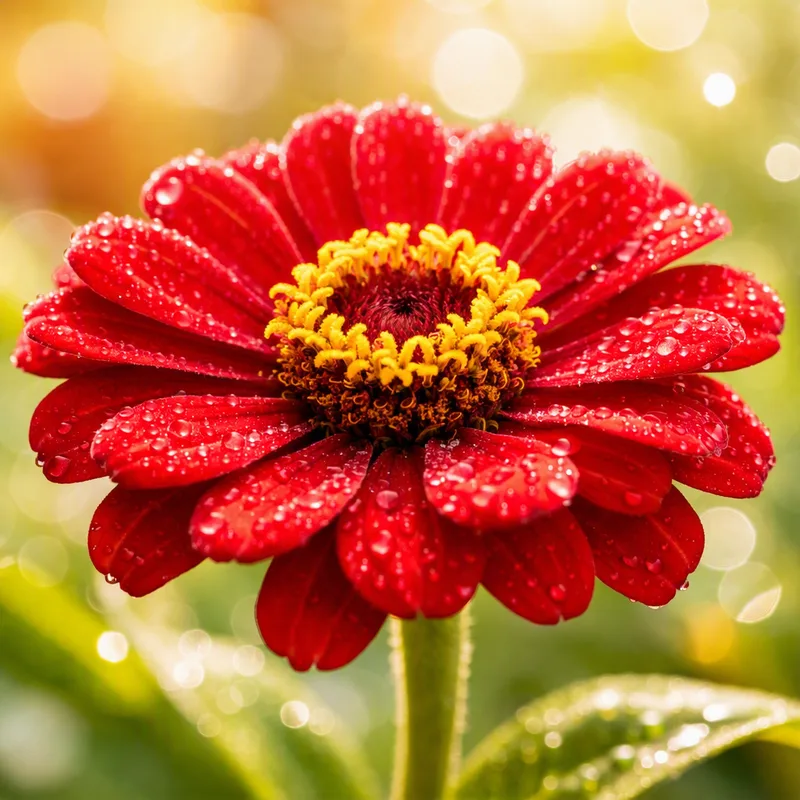 Zinnia rouge - image 1
