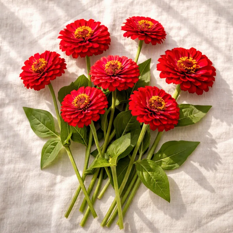 Zinnia rouge - image 4