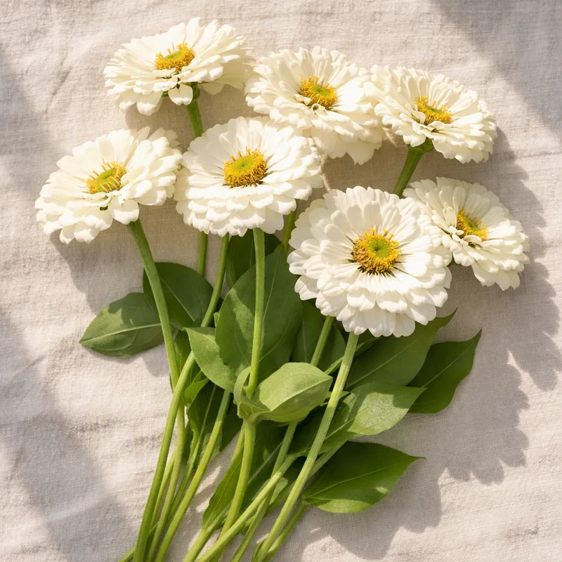 Zinnia blanc - image 4