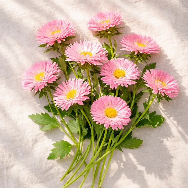 Roze zomeraster - afbeelding 4