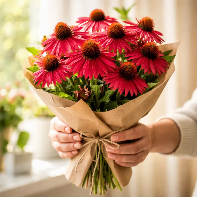 Échinacée pourpre rouge - image 3